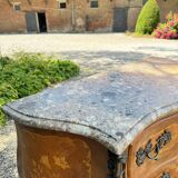 Louis XV Style Commode In Flower Marquetry