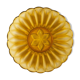 Amber glass dish