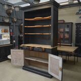 2-part sideboard in late 19th century fir