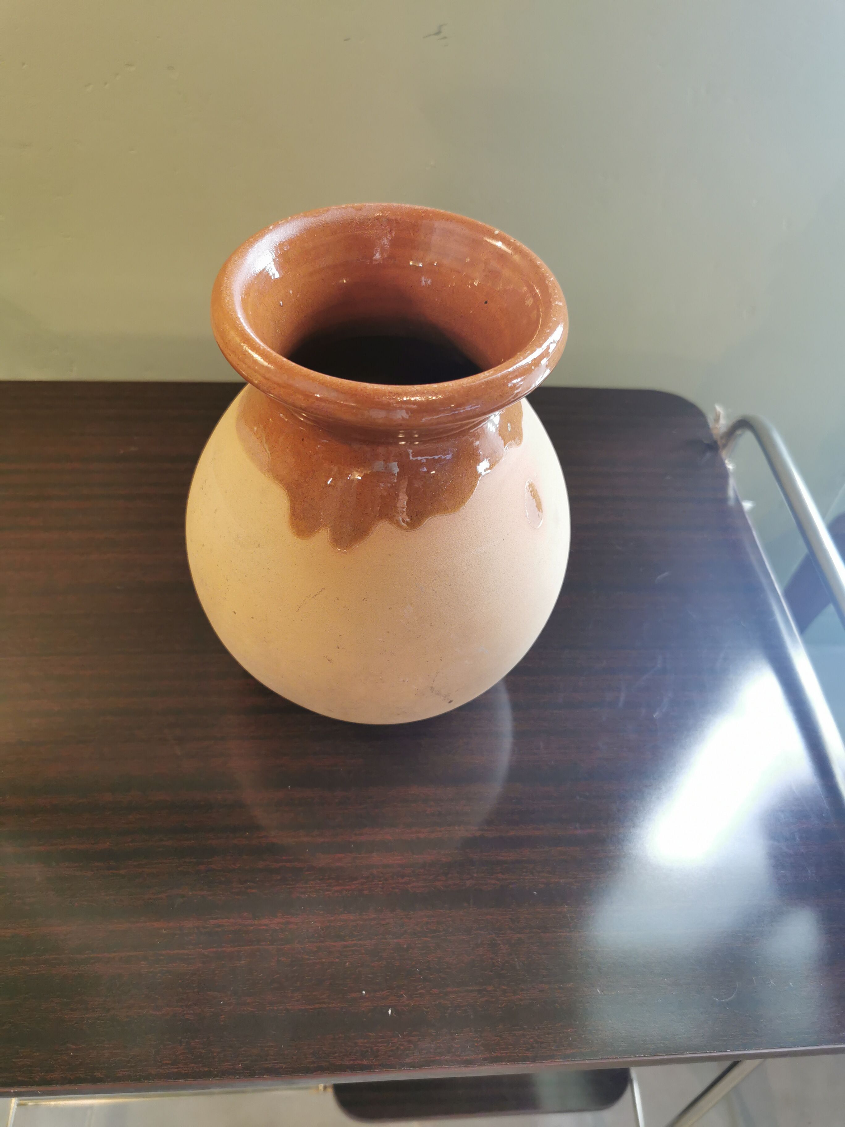 Vase Vallauris terracotta Beretta Barnoin
