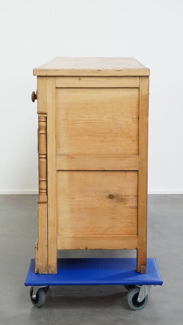 Buffet/comptoir anglais ancien du début du XIXe siècle en bois de pin