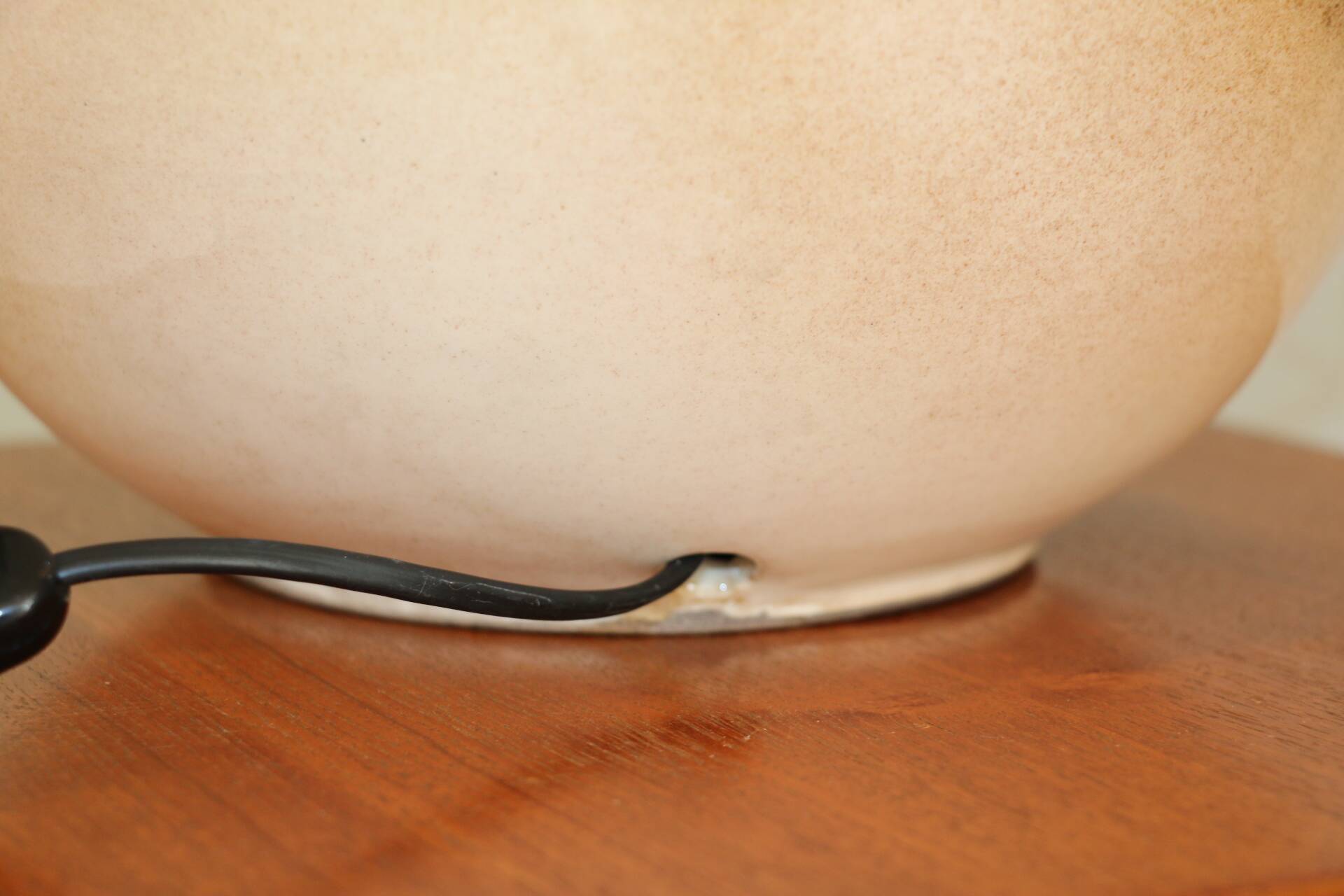 Beige ceramic lamp base 330mm