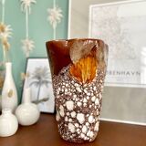 Large vintage Fat Lava vase 1970