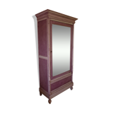 Large wardrobe with mirrored door