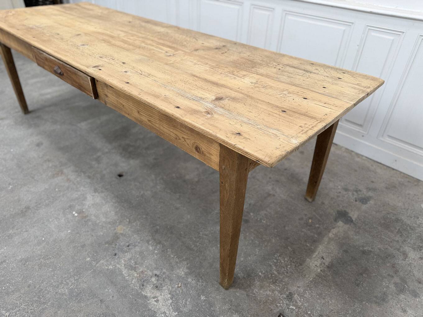 Ancienne table de ferme 1950 "Lyon"