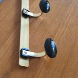 Evenlux wall coat rack with 3 hooks from the 1950s/60s.