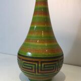 Ceramic lamp decorated with Greek keys