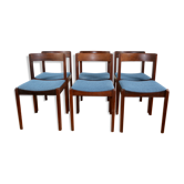 Series of 6 Scandinavian rosewood Gessef chairs