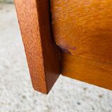 Vintage Scandinavian style oak chest of drawers circa 70's