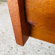 Vintage Scandinavian style oak chest of drawers circa 70's