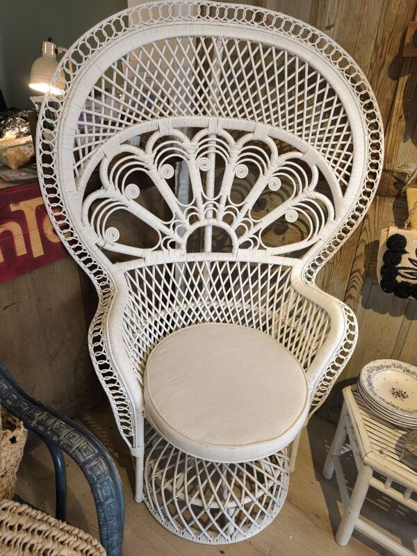 Fauteuil Emmanuelle en rotin