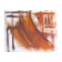 Tableau, peinture abstraite tons orangés, années 60