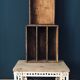 Casier 3 compartiments en bois ancien