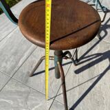 Three industrial workshop stools from the 50s/60s