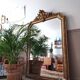 Miroir trumeau doré ancien biseauté 150x99cm