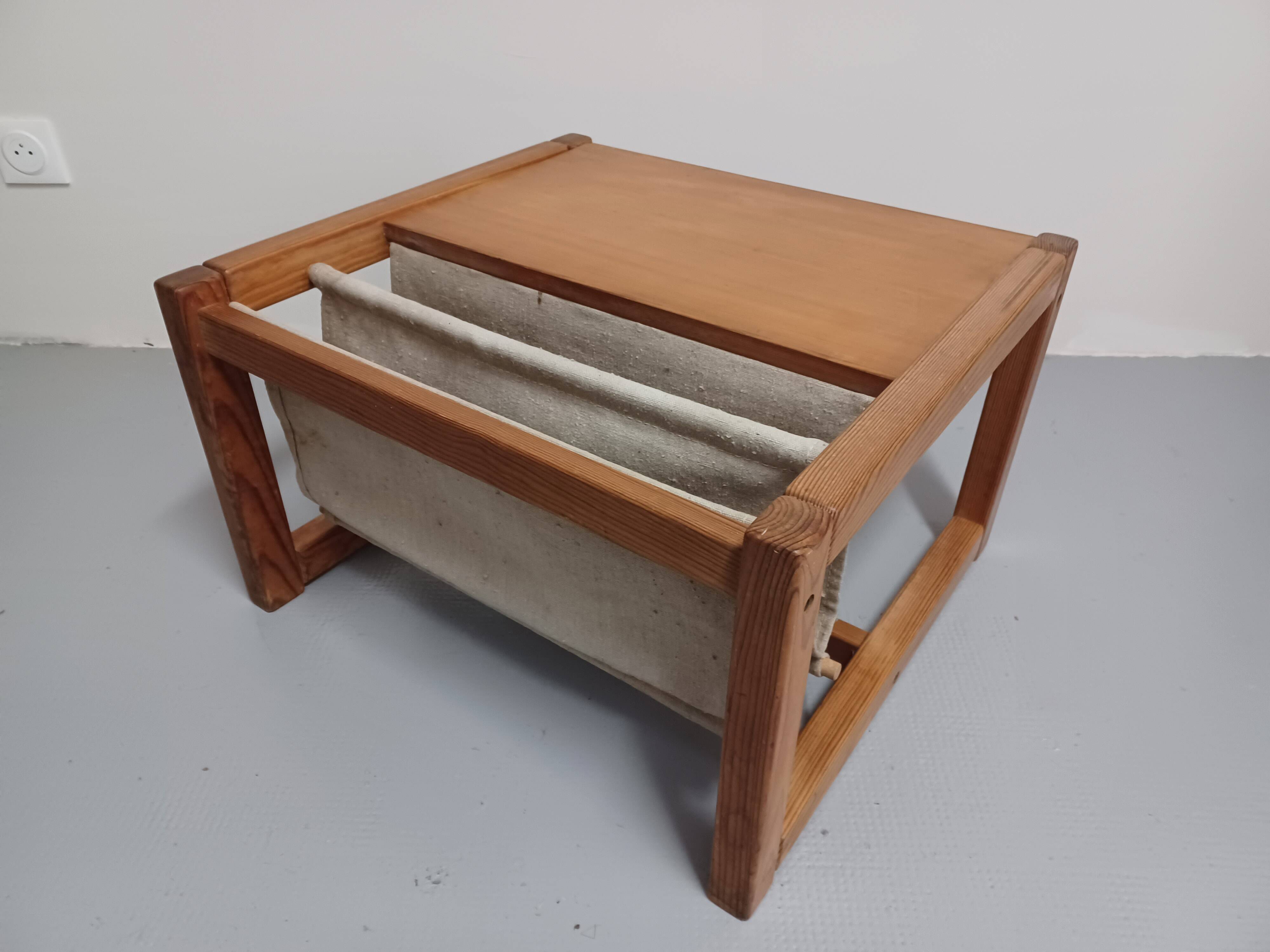 Coffee table, magazine rack, Karin Mobring, Ikea 70's