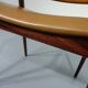 Rosewood and leather armchair from GM, 1960s