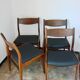Set of 4 vintage rosewood chairs from the 1960s, Richbilt, Johannes Anderse