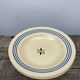 3 vintage beige soup plates Gien model Yvonne