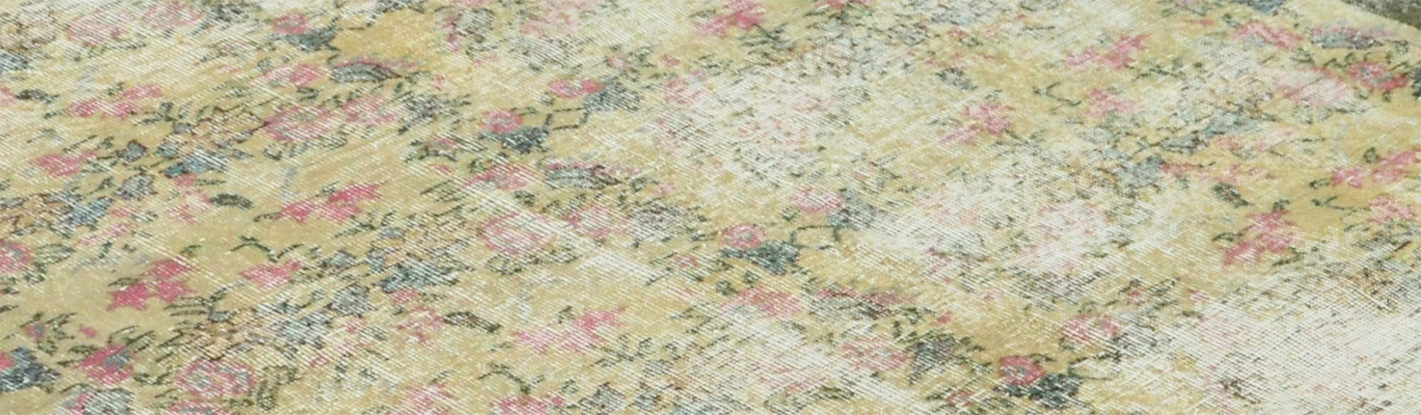 Anatolian handmade vintage rug 235 cm x 132 cm