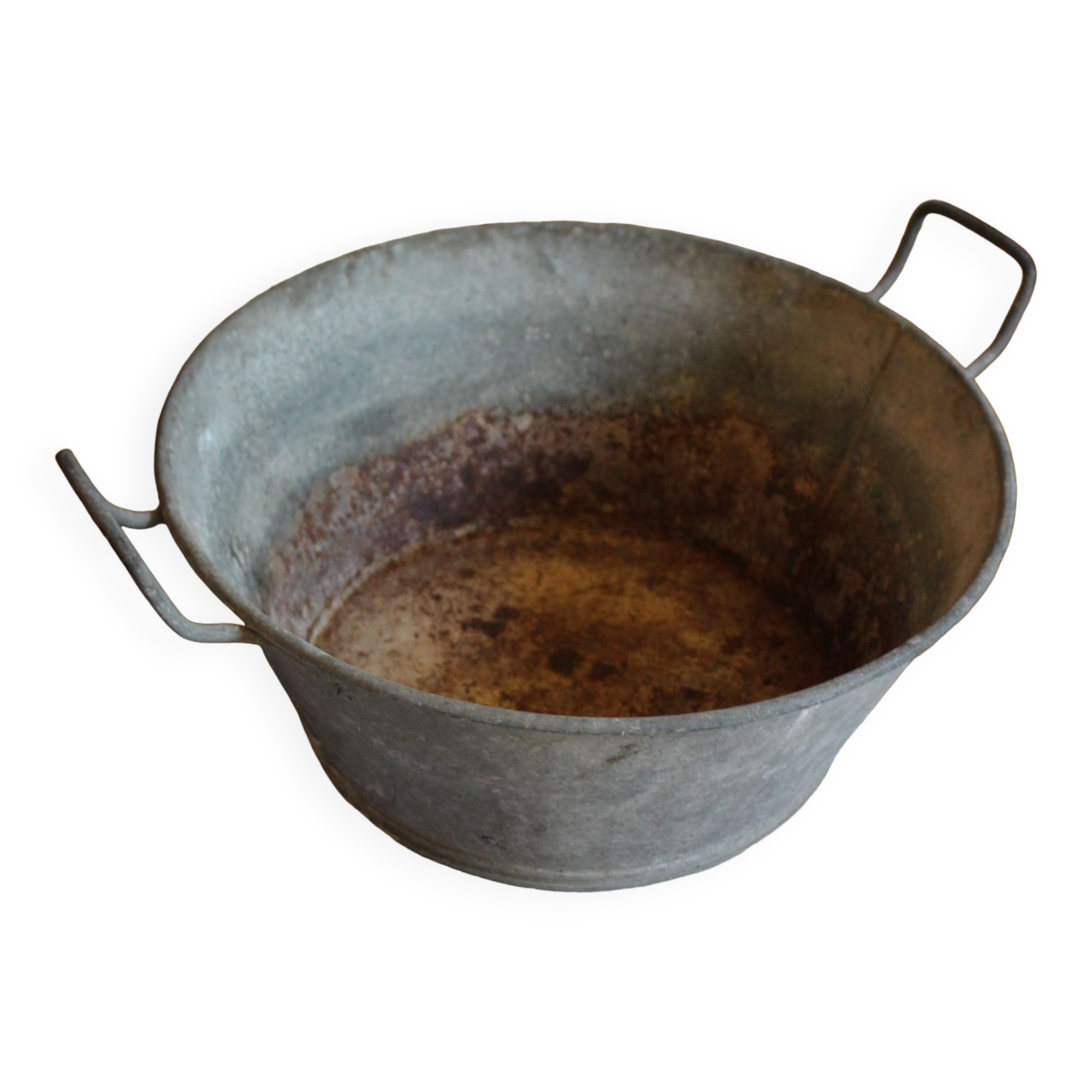 Zinc basin low garden