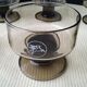 Set of 6 vintage smoked color cups 70s pegasus medallion
