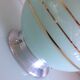 Ceiling lamp globe in opaline peppermint / vintage years 50-60