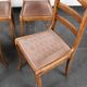 Chaises Barrette avec pieds sabre, lot de 4