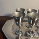 Letang Remy serving tray and ice cream sorbet flute cup