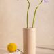 André vase in beige concrete