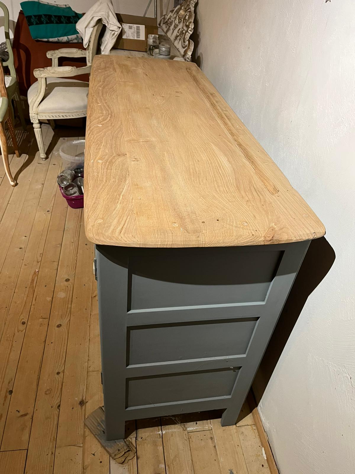 Solid wood sideboard