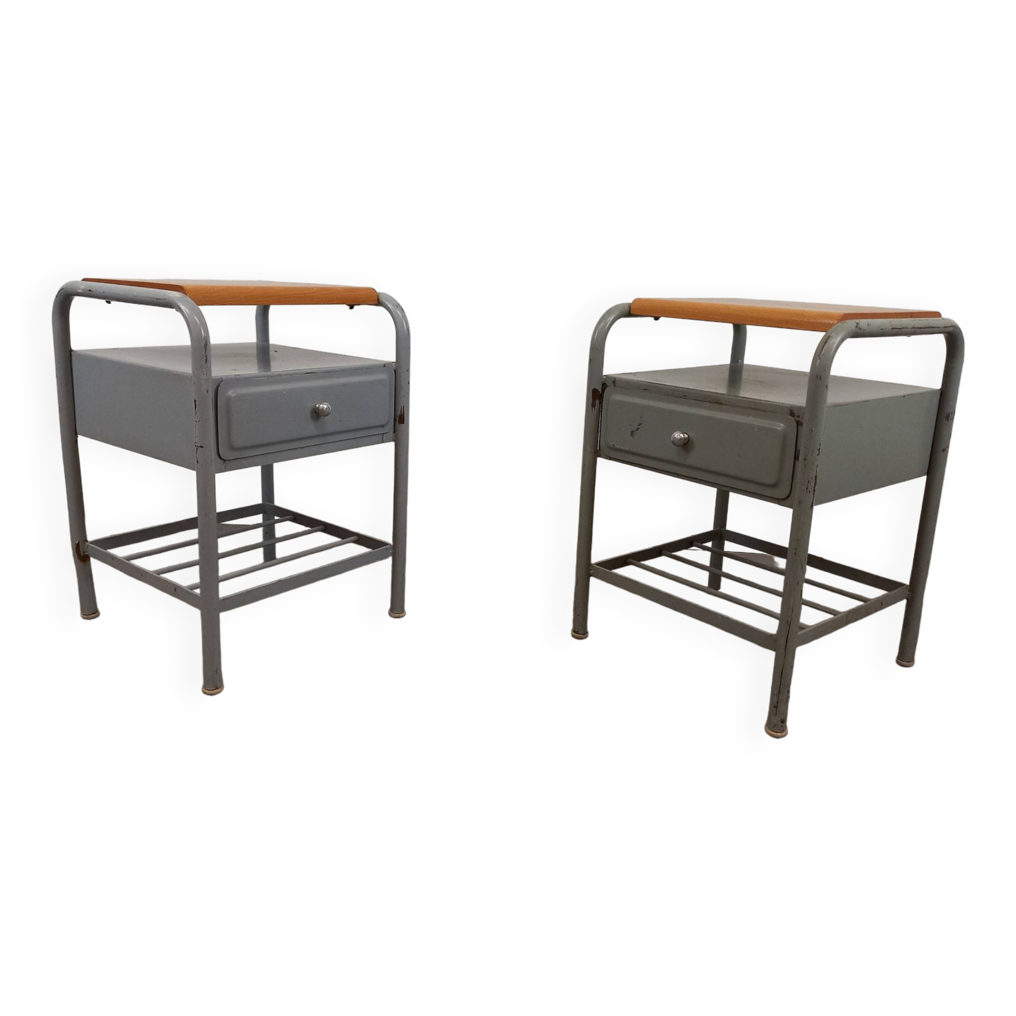 Pair of 50s bedside tables