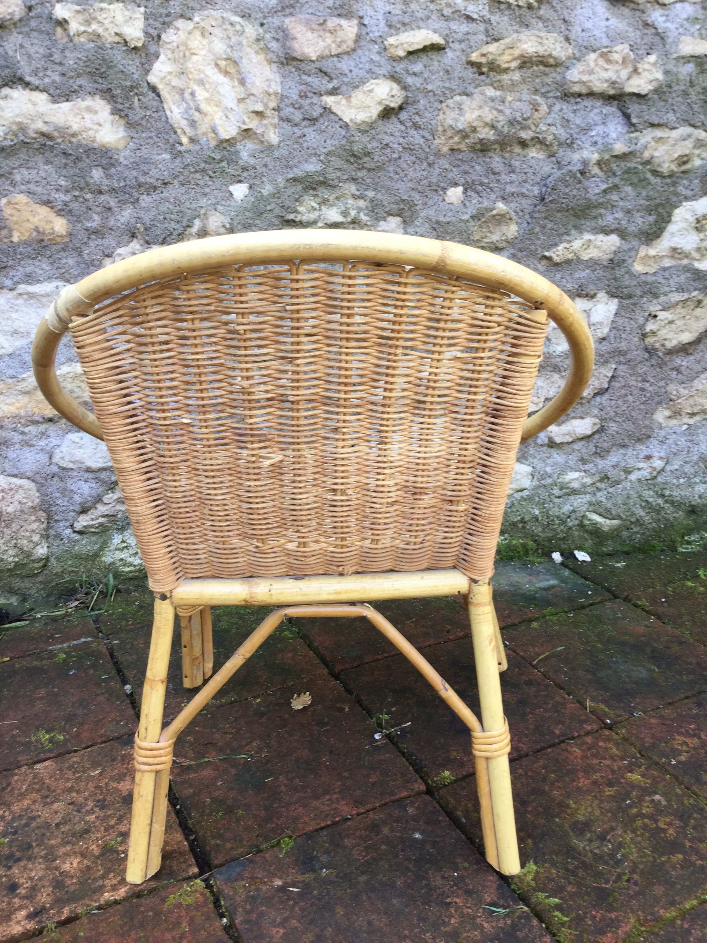 Vintage armchair from the 60s for child