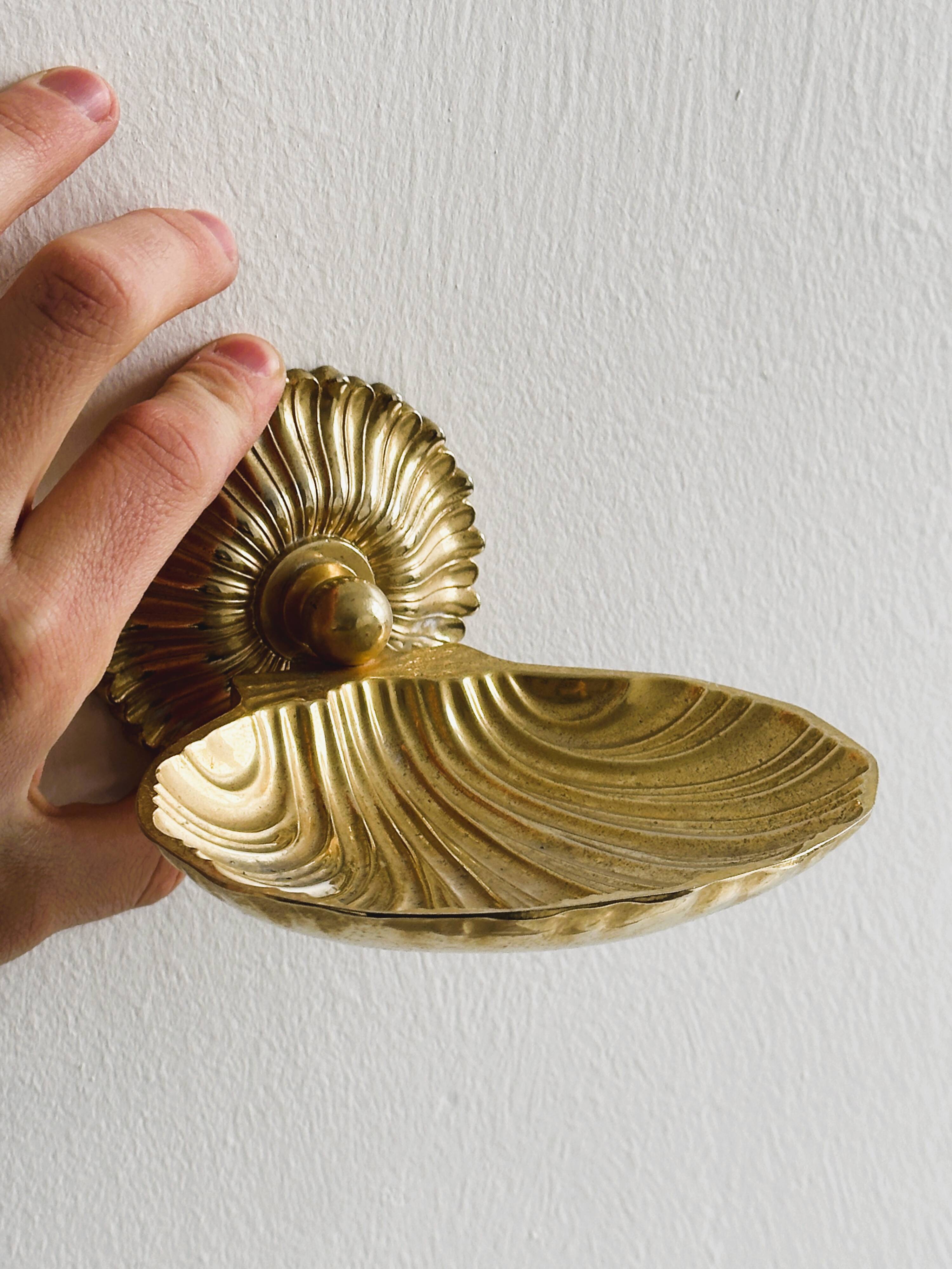 Gold metal bathroom accessories