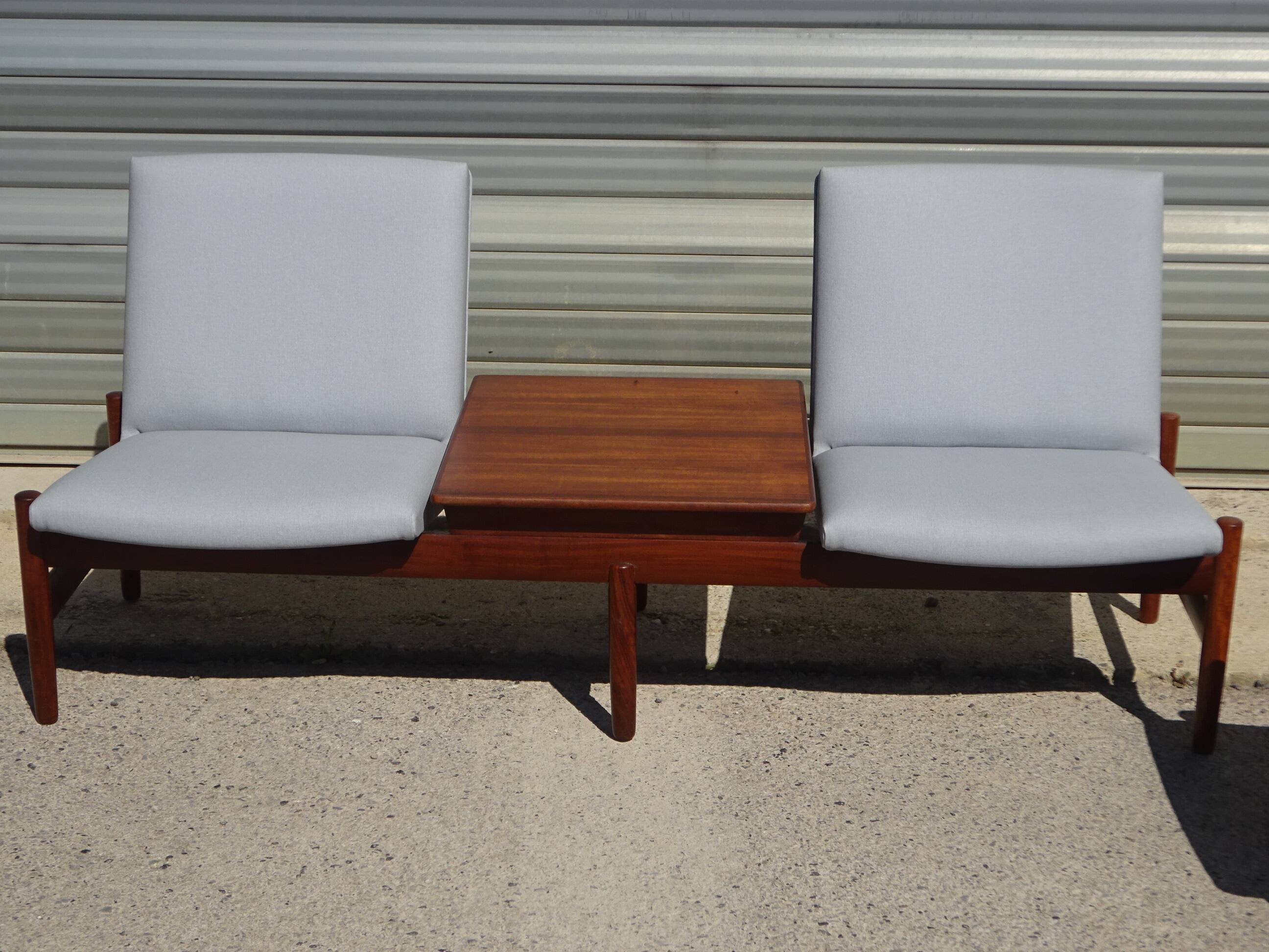 Karl Sørlie & Sønner 3-seater modular bench and coffee table