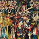 Tapestry "The Woodcutter" by Jean-Claude Bissery.