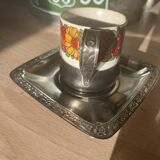 Tasses fleurs vintages super inox 18C