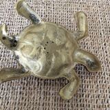 Golden metal turtle