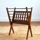 Porte revues pliant scandinave de Cees Braakman pour Pastoe 1960