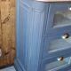 cabinet with drawers grainetier patina gray and raw top