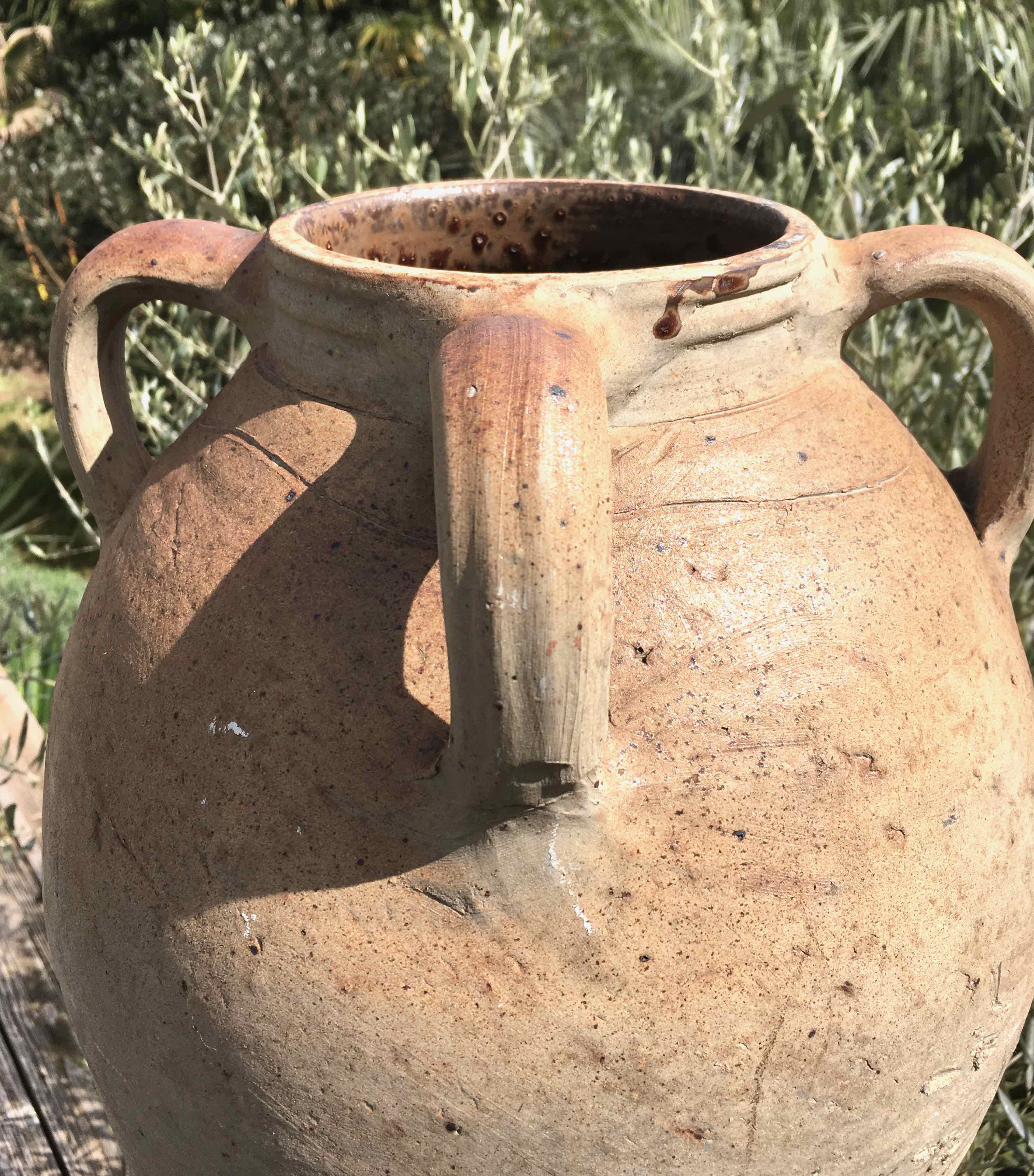 Antique terracotta jar