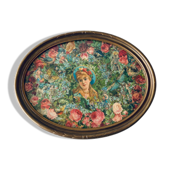 Chromolithographic composition table