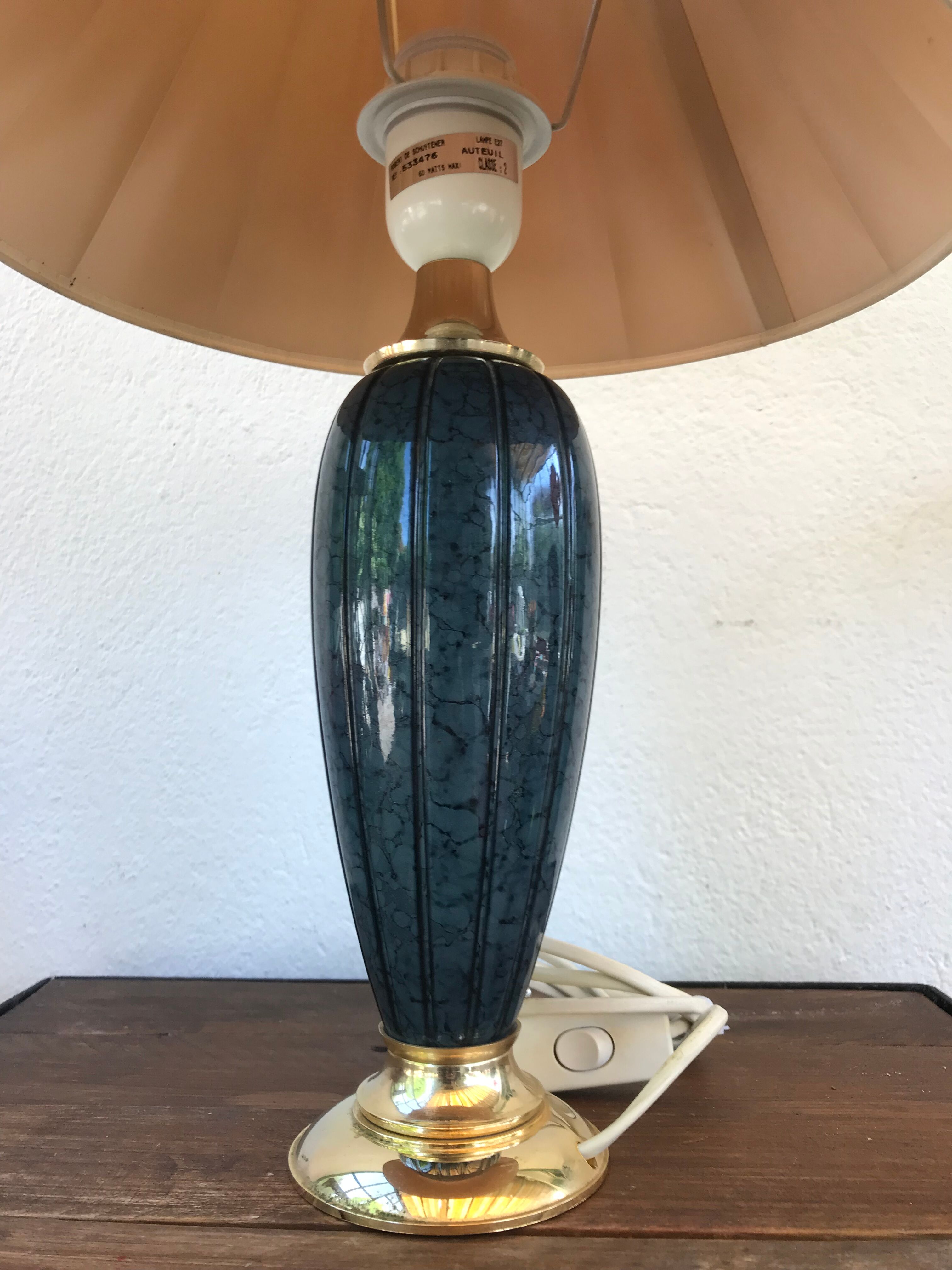 Ceramic lamp Robert of Schuytener model Auteuil