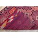1970s Turkish Oushak handmade wool cotton red area rug 79x252