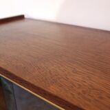 Vintage glass library furniture