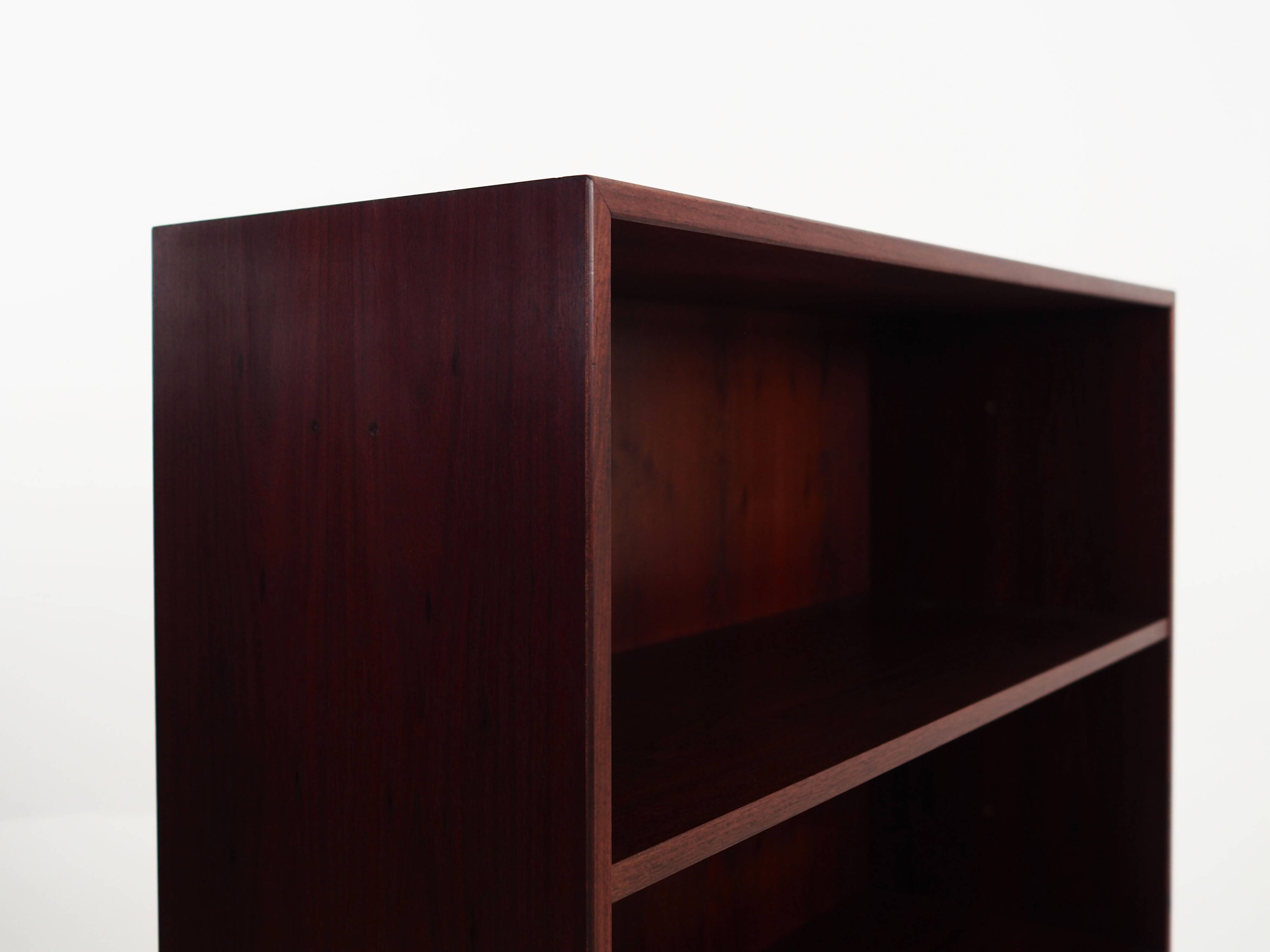 Rosewood bookcase, Danish design, 1970s, production: Hjørnebo