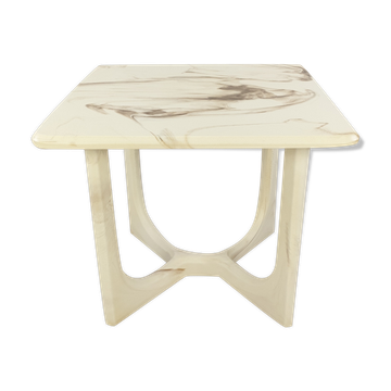 Mid-Century Italian Marmorino Coffee Table, 1950s