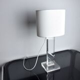 Regency table lamp in methacrylate, France, 1980