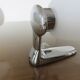Wall lamps in chromed metal and opaline glass