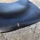 Set of 6 designer metal chairs from the 20th century David Rowland